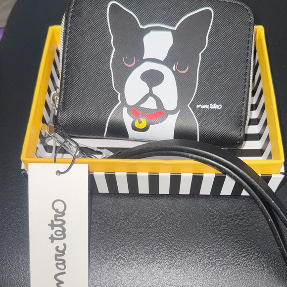 Marc Tetro Boston Terrier Dog Print Wallet - Picture 13 of 13